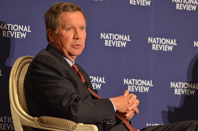 photo 4 of gov. john kasich at national review institute's ideas summit