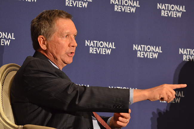 photo 5 of gov. john kasich at national review institute's ideas summit